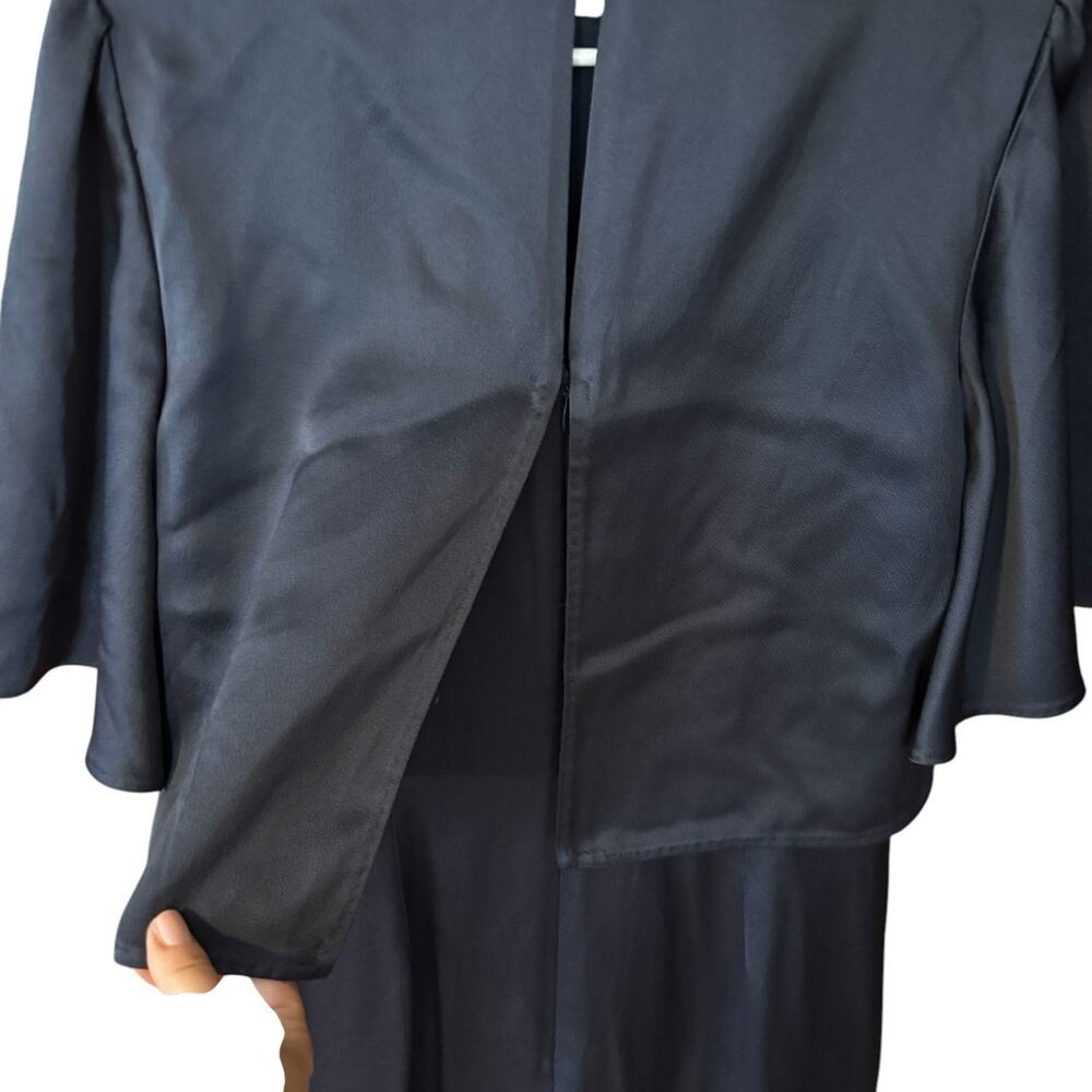 J.Crew Navy Silky Formal Dress – Size 6, Elegant Event Wear - Picture 7 of 11